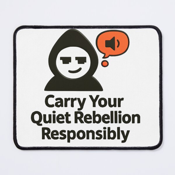 Item preview, Soft Rage Factory™ - Carry Your Quiet Rebellion Responsibly designed and sold by SoftRageFactory™.
