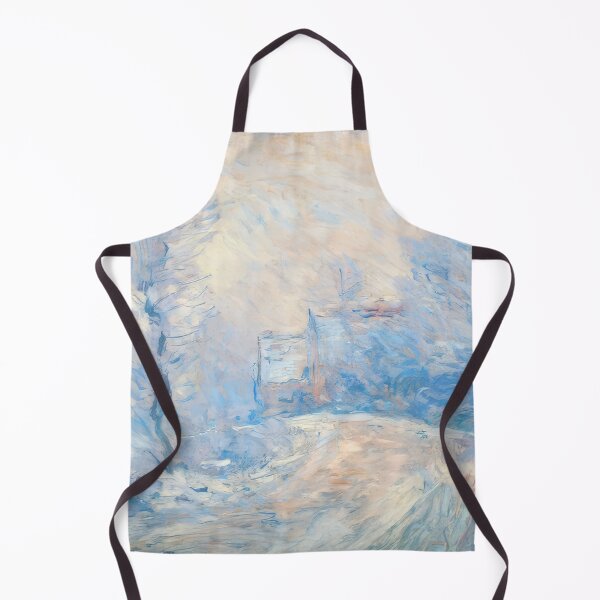 Item preview, The Entrance to Giverny under the Snow 1885 by Claude Monet designed and sold by GabyddAlessandr.