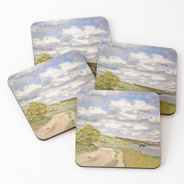 Item preview, The Estuary of the Siene   1868 by Claude Monet  designed and sold by GabyddAlessandr.