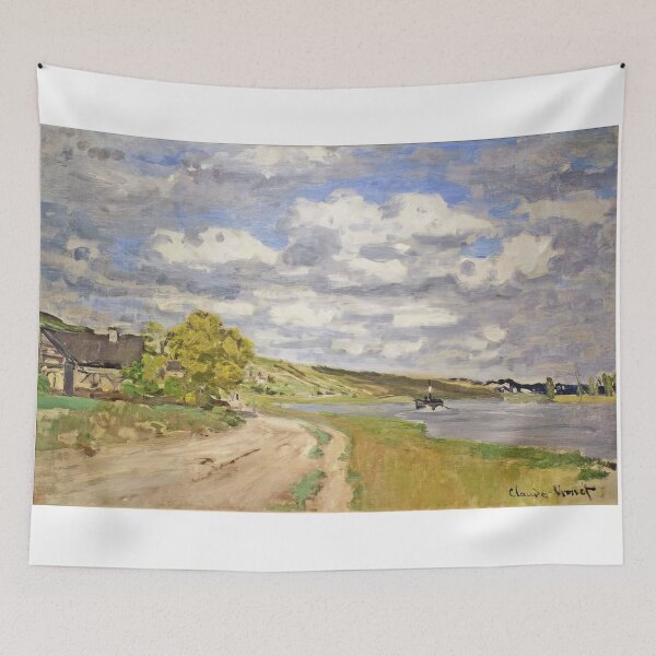 Item preview, The Estuary of the Siene   1868 by Claude Monet  designed and sold by GabyddAlessandr.