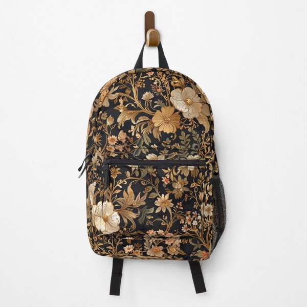 Item preview, Ornamental Floral Pattern Featuring Golden Blossoms designed and sold by CoolPixels.