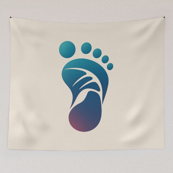 Item preview, Glowing footprint designed and sold by Bernd Friese.