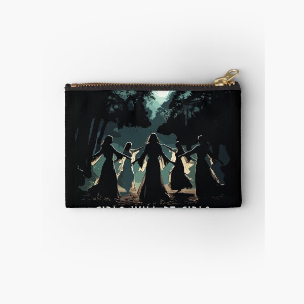 Item preview, Girls Will Be Girls - ladies night witches in the woods glowy designed and sold by RabbitHoleThings.