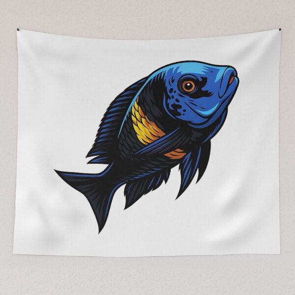 Item preview, White-Spotted Cichlid (Tropheus duboisi) designed and sold by My-Thing.