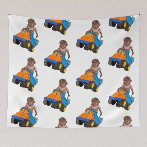 Item preview, monkey on a tractor  designed and sold by monkey zone.
