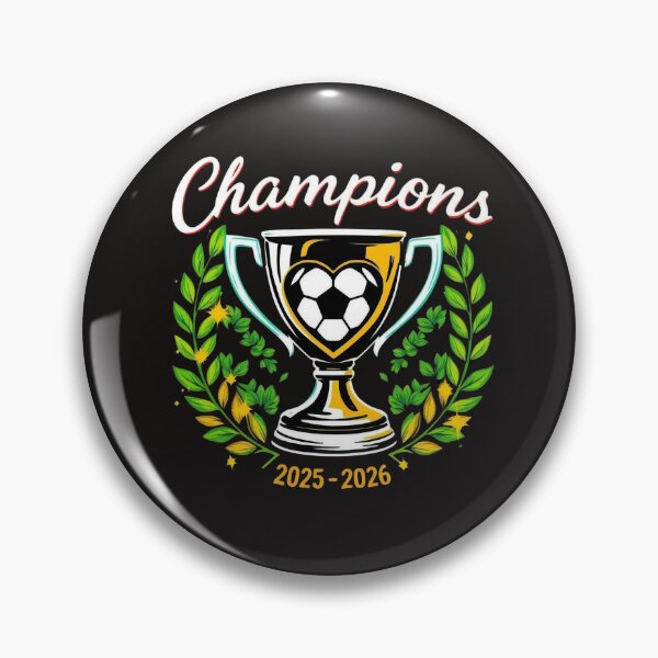 Item preview, Soccer Champions 2025-2026, fantasy football Trophy Design - Football Winner designed and sold by TheGaliyaStudio.