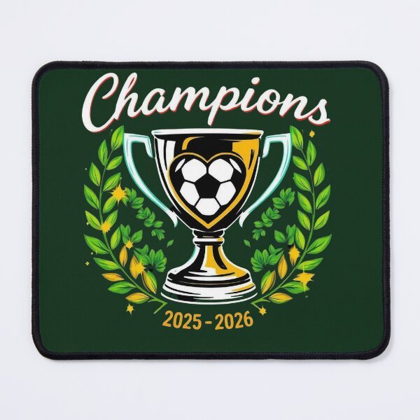 Item preview, Soccer Champions 2025-2026, fantasy football Trophy Design - Football Winner designed and sold by TheGaliyaStudio.