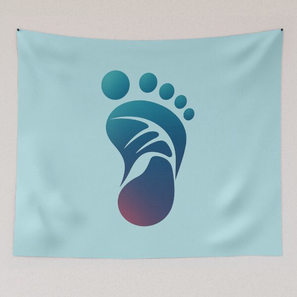 Item preview, Glowing footprint designed and sold by Bernd Friese.