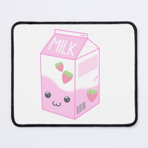 Artikelvorschau, Kawaii Erdbeermilch entworfen und verkauft von Mallow-Pattern.