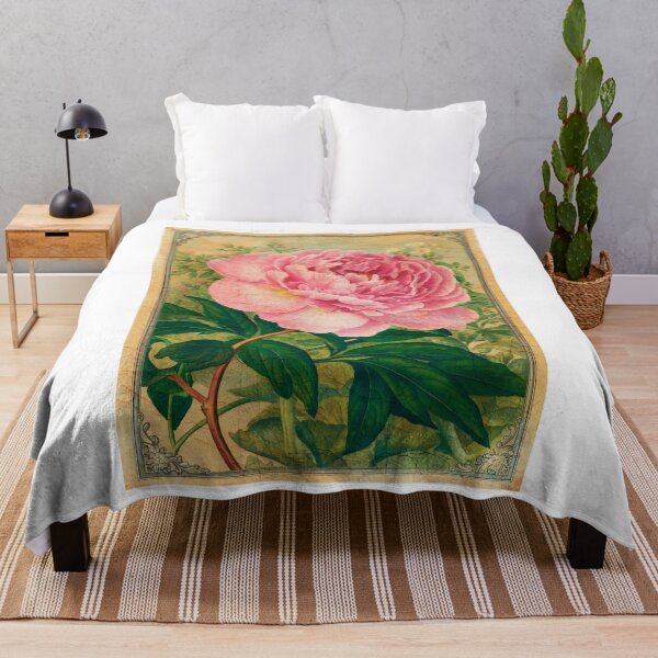 Item preview, Vintage Peony Elegance designed and sold by Angry Swan Designs.