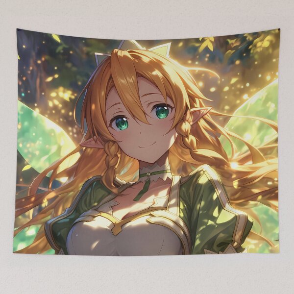 Aperçu de l'œuvre Leafa Enchanting Wings Sword Art Online Anime Forest créée et vendue par GABRIELMURPHY.