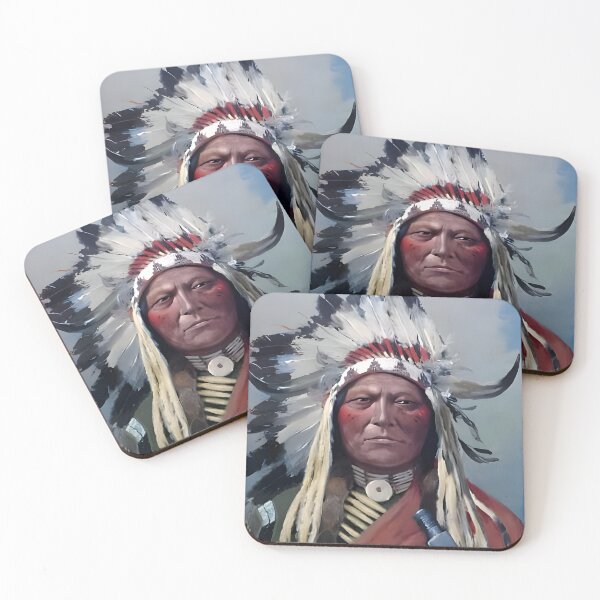Item preview, Sitting bull Legend warrior designed and sold by Joshuasanga76a.