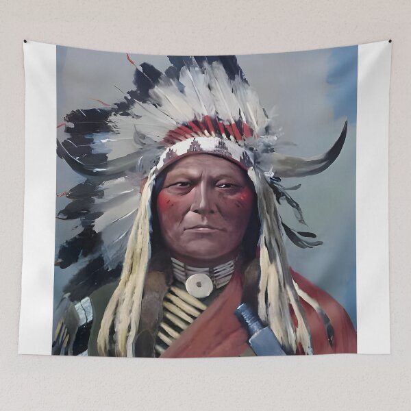 Item preview, Sitting bull Legend warrior designed and sold by Joshuasanga76a.