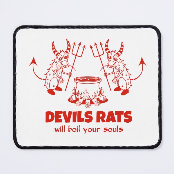 Item preview, Devils Rats - Will Boil Your Souls Funny Demon Rats Illustration designed and sold by Absyntart.