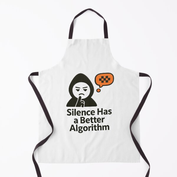 Item preview, Soft Rage Factory™ - Silence Has a Better Algorithm designed and sold by SoftRageFactory™.