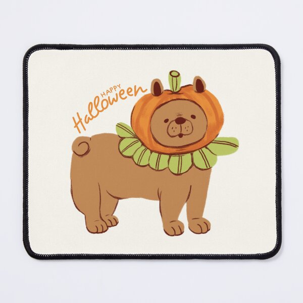 Item preview, Cute Halloween Dog with pumpkin headgear Pet Costume designed and sold by Dark & Darling.