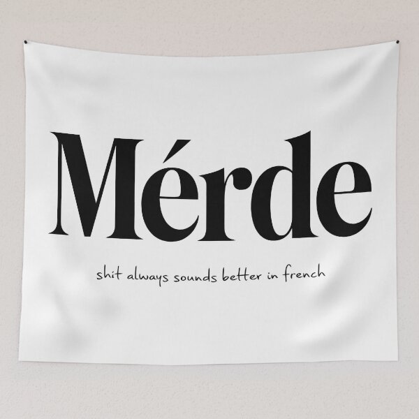 Aperçu de l'œuvre Merde créée et vendue par Angry Swan Designs.