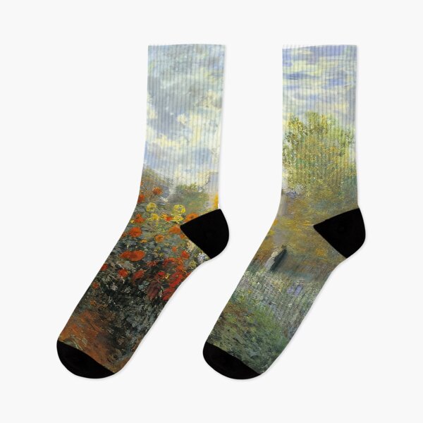 Item preview, The Garden of Monet at Argenteuil   1873 by Claude Monet  designed and sold by GabyddAlessandr.