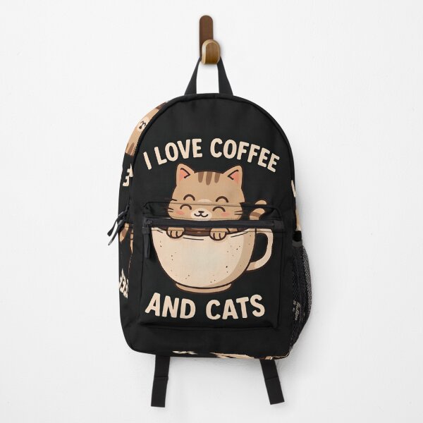 Item preview, Coffee and Cats – Kawaii Cuteness Overload designed and sold by Amr Siam.