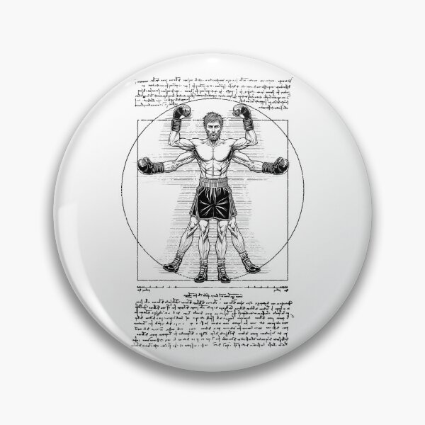 Item preview, Boxer Boxing Gym Vitruvian Man Leonardo Da Vinci Pugilist designed and sold by GrandeDuc.