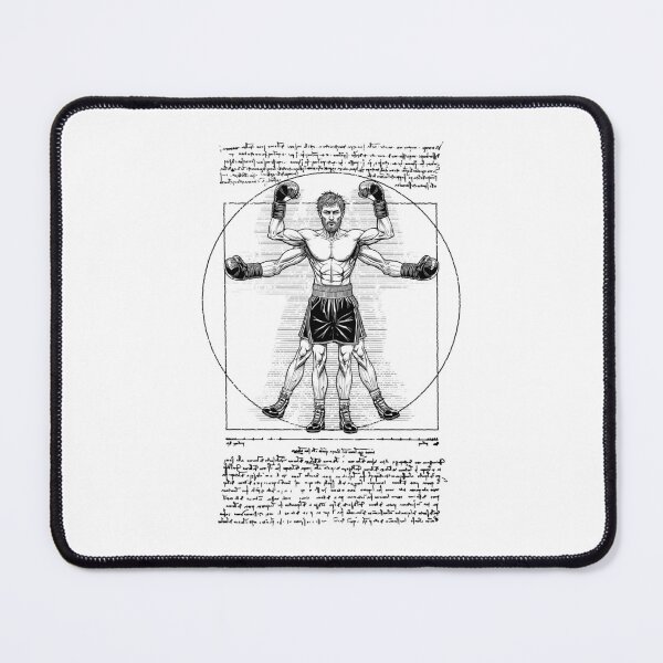 Item preview, Boxer Boxing Gym Vitruvian Man Leonardo Da Vinci Pugilist designed and sold by GrandeDuc.