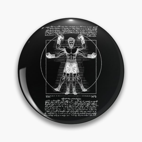 Item preview, Boxer Boxing Gym Vitruvian Man Leonardo Da Vinci Pugilist designed and sold by GrandeDuc.