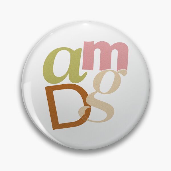 Item preview, Ad Majorem Dei Gloriam (amdg) Catholic trendy typography  designed and sold by mango morning.
