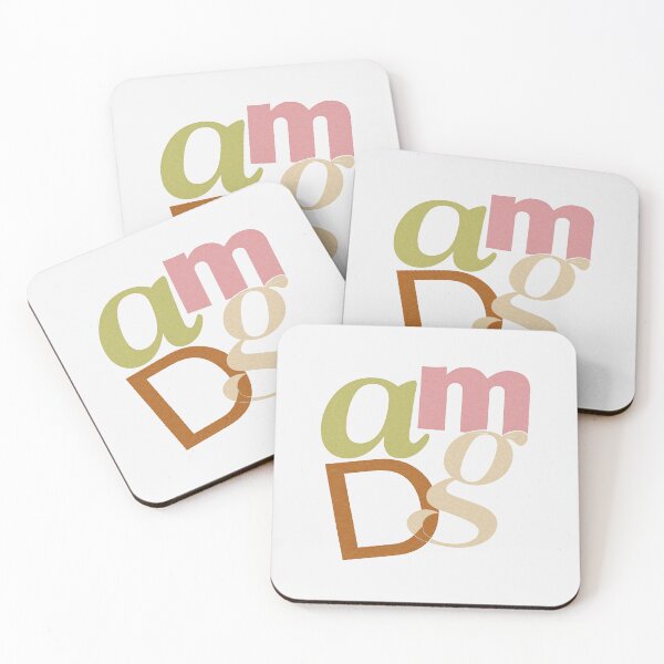 Item preview, Ad Majorem Dei Gloriam (amdg) Catholic trendy typography  designed and sold by mango morning.