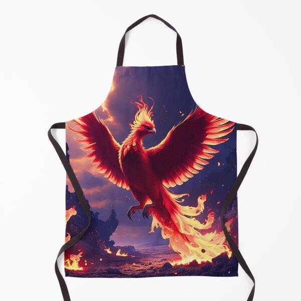 Item preview, Phoenix Rising From Ashes - symbol of rebirth transformation and renewal by destruction designed and sold by RabbitHoleThings.