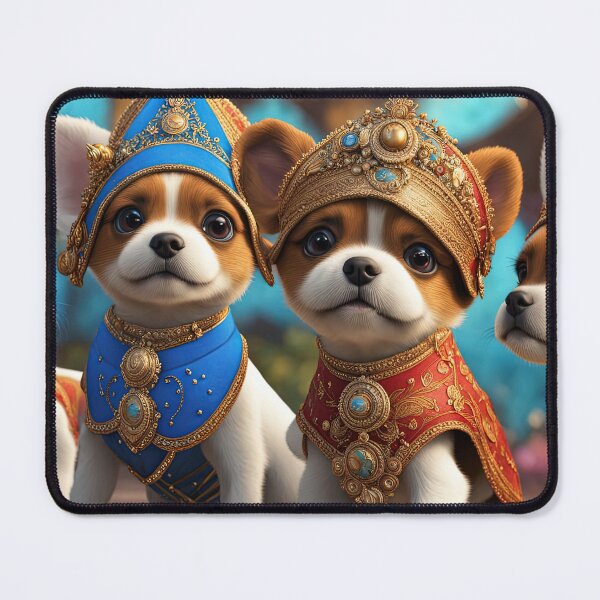 Item preview, Folk Art Bollywood Puppy  designed and sold by Colin Bentham.