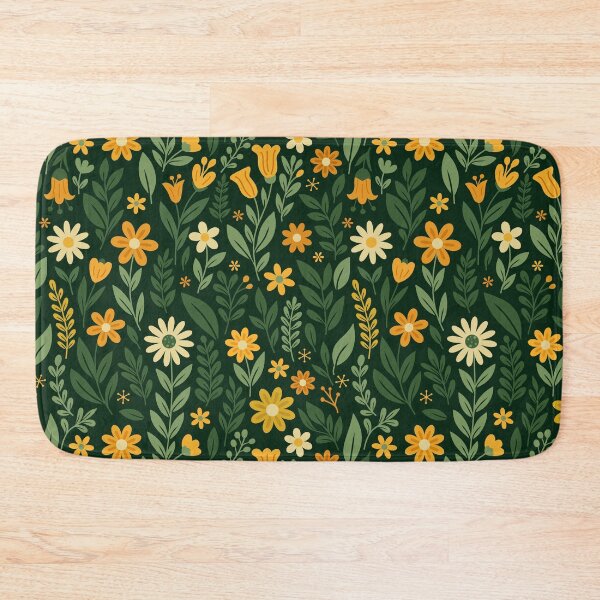 Item preview, Seamless Green Leaves Floral Pattern Botanical Wallpaper designed and sold by Dyarwan.