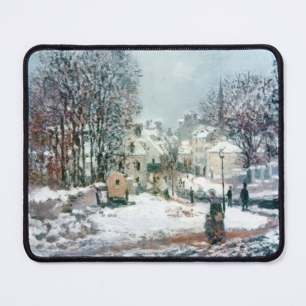 Item preview, The Grand Street Entering to Argenteuil Winter   1885 by Claude Monet  designed and sold by GabyddAlessandr.