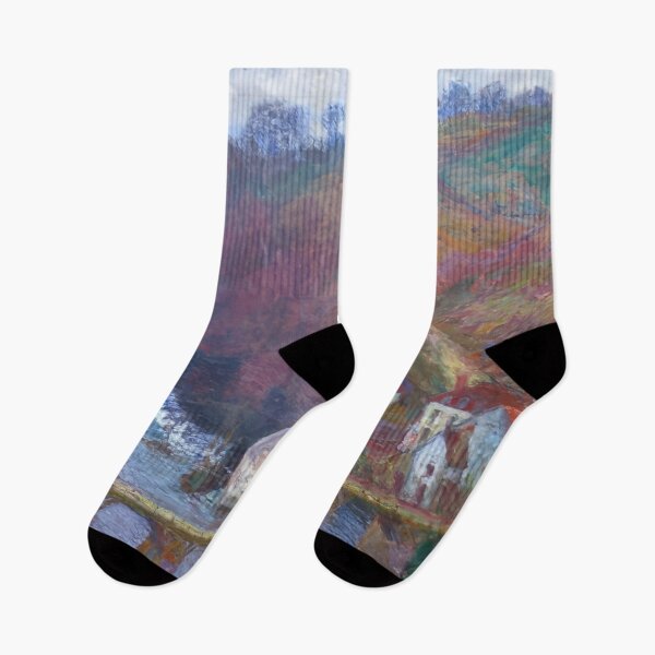 Item preview, The Grande Creuse by the Bridge at Vervy   1889 by Claude Monet  designed and sold by GabyddAlessandr.