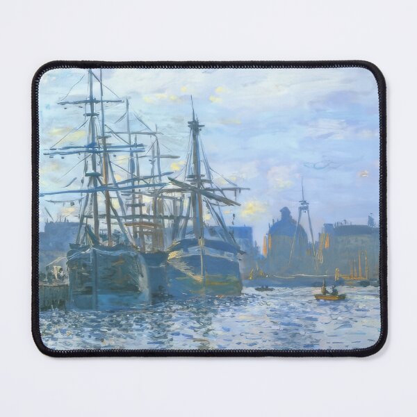 Item preview, The Havre the trade bassin 1874 by Claude Monet designed and sold by GabyddAlessandr.