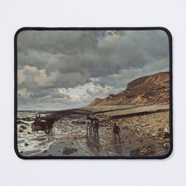 Item preview, The Headland of the Heve at Low Tide   1865 by Claude Monet  designed and sold by GabyddAlessandr.