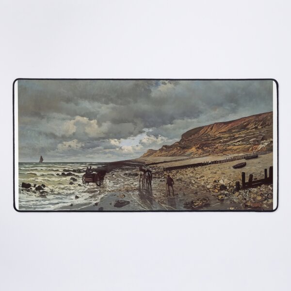 Item preview, The Headland of the Heve at Low Tide   1865 by Claude Monet  designed and sold by GabyddAlessandr.