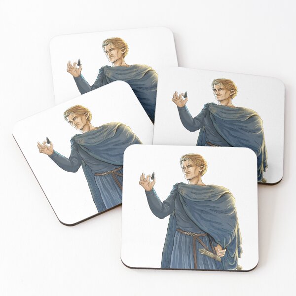 Item preview, "Elrond – Rings of Power Fanart Holding Mithril designed and sold by anapege.