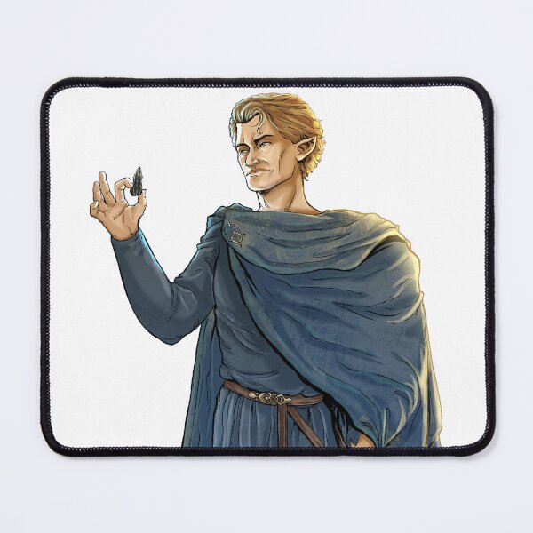 Item preview, "Elrond – Rings of Power Fanart Holding Mithril designed and sold by anapege.