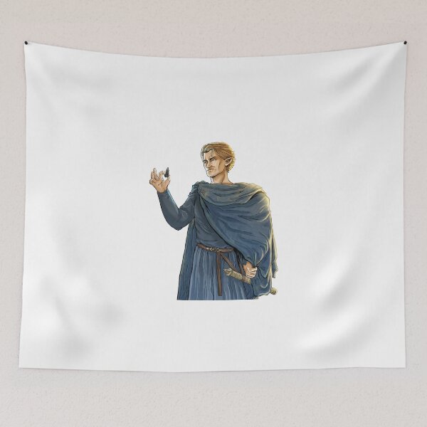 Item preview, "Elrond – Rings of Power Fanart Holding Mithril designed and sold by anapege.