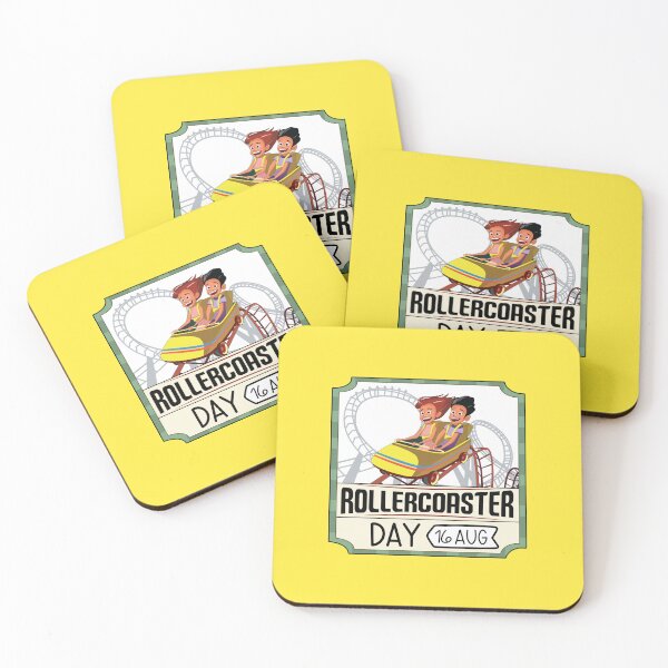 Item preview, 16 Rollercoaster Day - Wacky Holidays  designed and sold by ChemicalXShop.