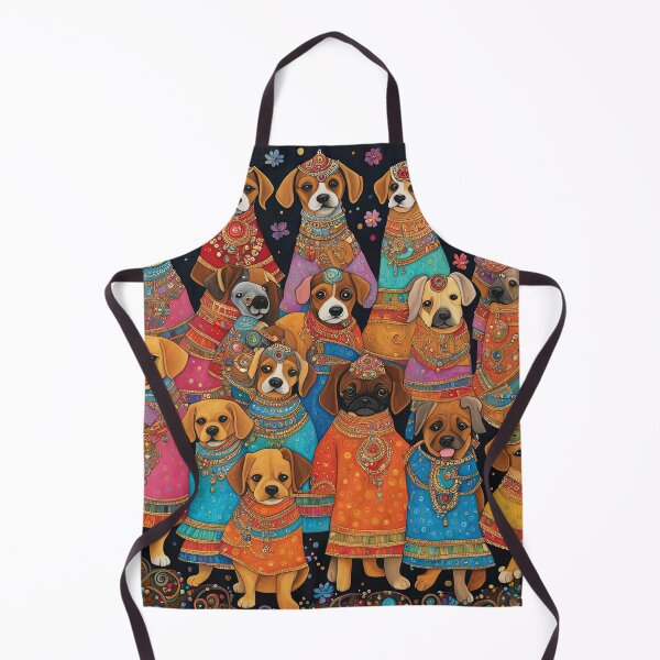 Item preview, Folk Art Bollywood Puppy designed and sold by Colin Bentham.