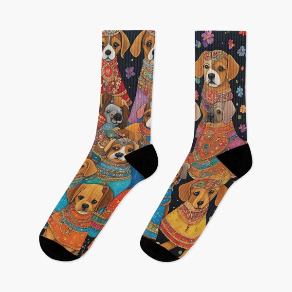 Artikelvorschau, Folk Art Bollywood Welpe entworfen und verkauft von Colin Bentham.