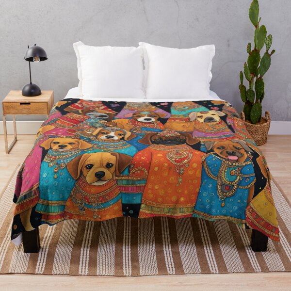Item preview, Folk Art Bollywood Puppy designed and sold by Colin Bentham.