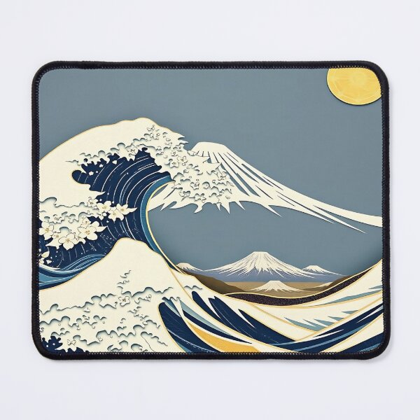 Item preview, Fuji Pixelated – Ukiyo-e Reloaded. designed and sold by Ralek.