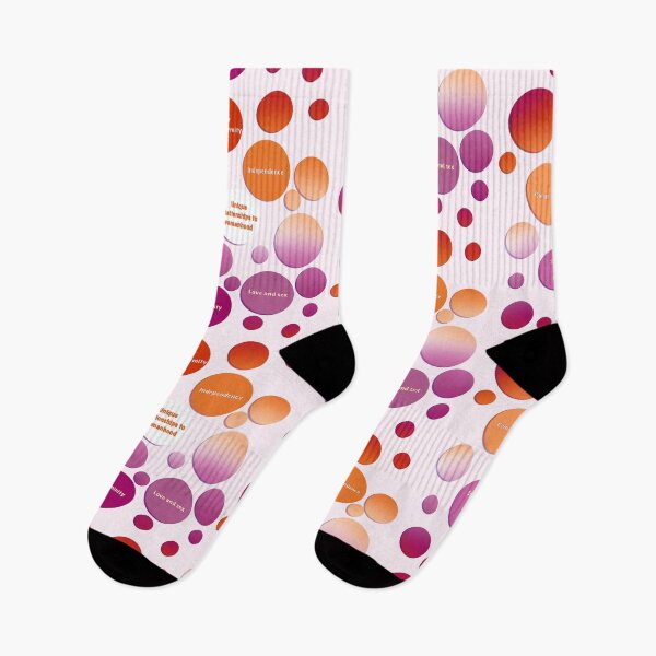 Item preview, Lesbian Pride Dots + Flag Meaning designed and sold by PrideofDragons.