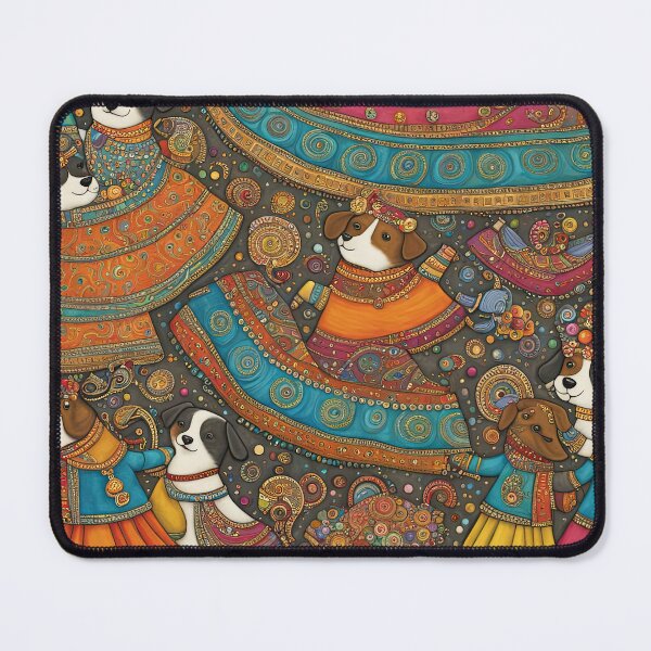 Item preview, Folk Art Bollywood Puppy  designed and sold by Colin Bentham.