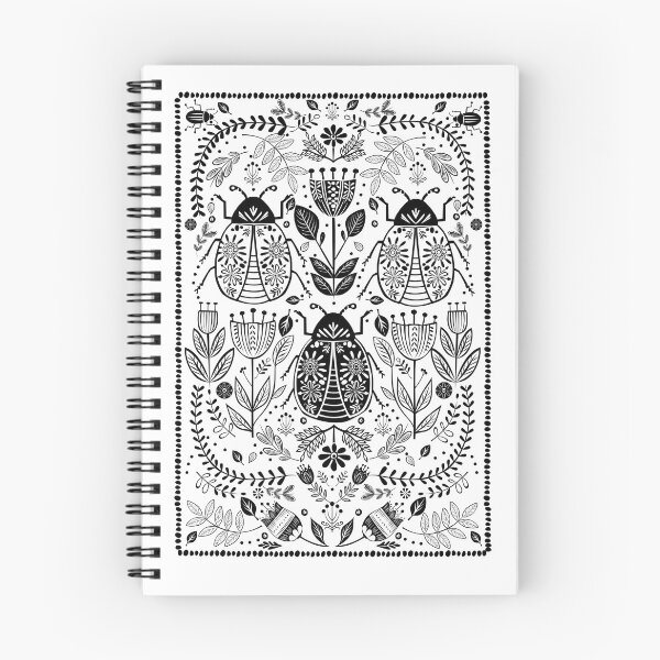 Item preview, Rustic Ladybug Woodland Print designed and sold by krisevansart.