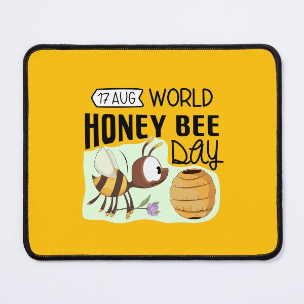 Item preview, 17 Aug World Honey Bee Day - Wacky Holidays  designed and sold by ChemicalXShop.