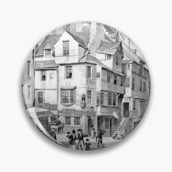 Item preview, John Knox's house, Edinburgh, vintage engraving 1829 designed and sold by IconArchive.