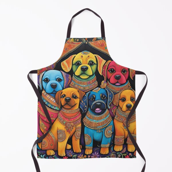 Item preview, Folk Art Bollywood Puppy designed and sold by Colin Bentham.